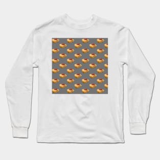 Meat Pie - Grey Long Sleeve T-Shirt